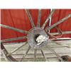 Image 2 : LOT OF 2 WAGON WHEEL PARTS (YARD ART)