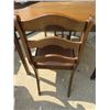 Image 2 : TABLE WITH 3 CHAIRS (2 X LEAFS) *KING CHAIR*
