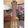 Image 3 : WOOD LOOK-LAMP WITH SHADE (ANTIQUE) *42 INCHES TALL*