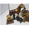 Image 2 : LOT OF ASSORTED FIGURINES AND ASHTRAY (SNOWGLOBE, ASHTRAY, BIRDS, ETC…)