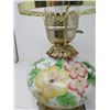 Image 5 : LAMP WITH PAINTED FLOWER (LOTS OF DETAIL)