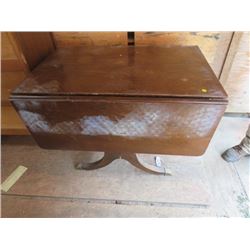 TABLE WITH DROP LEAF (VINTAGE)