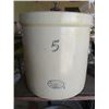 Image 1 : POTTERY CROCK (MEDALTA) *5 GALLON* (NO LID) *NO CRACKS*
