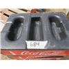 Image 2 : LOT OF 4 COCA-COLA SUPPORT BLOCKS (GREAT ADVERTISING) *USED FOR COOLER SUPPORT OR PROMOTIONS*