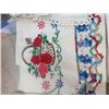 Image 2 : LOT OF HAND EMBROIDERED PILLOW CASES AND AN EMBROIDERED TABLE RUNNER