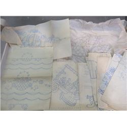 LOT OF EMBROIDERY PATTERNS