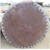 Image 1 : WOOD MOUNTED CIRCULAR SAW BLADE (50" DIAMETER)