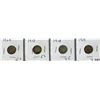 Image 1 : LOT OF 4 TEN CENT COINS (1909, 1913, 1919, 1919) *CANADA*