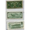 Image 2 : LOT OF 3 ONE DOLLAR BILLS (1937, 1954, 1973) *CANADA*