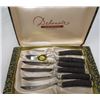 Image 2 : LOT OF MISC ITEMS (STEAK KNIFE SET, GARLAND, VINTAGE BUTTONS)