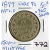 Image 1 : 50 CENT COIN (1899) *CANADIAN* (NFLD)
