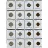Image 1 : LOT OF COINS (1940, 1941, 1942, 1943, 1944) *CANADIAN* (25 CENT, 10 CENT, 5 CENT AND PENNY)