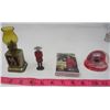 Image 8 : LOT OF MISC R.C.M.P. ITEMS (SHOT GLASSES, ASHTRAY, SMALL OIL LAMP, ETC)