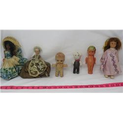 LOT OF 6 DOLLS (VINTAGE) *KEWPIE, ETC*