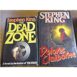 LOT OF 2 STEPHEN KING NOVELS (DOLORES CLAIBORNE AND THE DEAD ZONE)