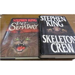 LOT OF 2 STEPHEN KING NOVELS (PET CEMETARY AND SKELETON CREW)