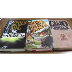 LOT OF 3 STEPHEN KING NOVELS (CUJO AND THE TOMMYKNOCKERS) *BY RICHARD BACHMAN-THE REGULATORS*