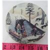 Image 2 : COLLECTOR PLATE (RAKOVALKEALLA VID STOCKLEDEN CAMPFIRE) *#24* (MADE BY ARABIA FINLAND) *1984*
