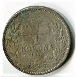 HUNGARIAN COIN (1 KORONA-) *1895*