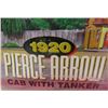 Image 2 : DIE CAST TOY (TEXACO 1920 PIERCE ARROW CAB WITH TANKER) *COLLECTOR SERIES 16* (COIN BANK)