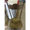 Image 1 : WOOD CHAIR (NEEDS WORK)