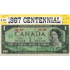 Image 1 : ONE DOLLAR BILL (1967) *CANADA*  (CENTENNIAL)