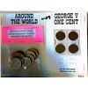 Image 1 : LOT INCLUDING 10 WORLD COINS AND 4 GEORGE V ONE CENT COINS (10 COINS FROM AROUND THE WORLD) *1928, 1