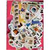 Image 1 : LOT OF HUNDREDS OF STAMPS (2 SIDED PACKAGE-NICE ASSORTMENT)