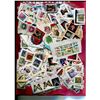 Image 2 : LOT OF HUNDREDS OF STAMPS (2 SIDED PACKAGE-NICE ASSORTMENT)