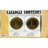 Image 1 : LOT OF 2 CANADIAN SOUVENIR COINS (1967 SASKATOON DOLLAR, 1954 EDMONTON COIN CLUB)