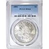 Image 1 : 1884 MORGAN DOLLAR  PCGS MS-64