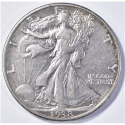 1938-D WALKING LIBERTY  XF  KEY DATE
