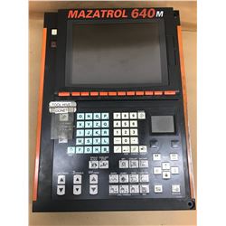 Mazatrol 640 Control Panel w/FCA635MNY-NF Numerical Control Unit and FCU6-HD242-3 HDD Unit