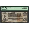 Image 1 : 1862 $100 Confederate States of America Note T-39 PCGS New 61PPQ
