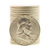Image 1 : Roll of (20) Brilliant Uncirculated 1955 Franklin Half Dollar Coins