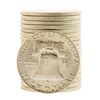 Image 2 : Roll of (20) Brilliant Uncirculated 1955 Franklin Half Dollar Coins