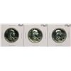 Image 1 : Lot of (3) Proof 1960 Franklin Half Dollar Coins