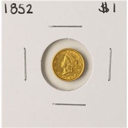 1852 $1 Liberty Head Gold Dollar Coin