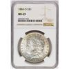 Image 1 : 1884-O $1 Morgan Silver Dollar Coin NGC MS63 Amazing Toning