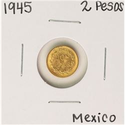 1945 Mexico Dos Pesos Gold Coin