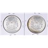 Image 2 : Lot of (2) 1887 $1 Morgan Silver Dollar Coins