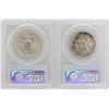 Image 2 : Lot of 1950-D Half Dollar PCGS AU58 & 1951 Half Dollar PCGS MS62 Coins