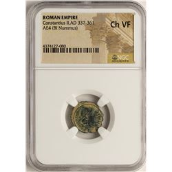 Constantius II, 337-361 AD Ancient Roman Empire Coin NGC Ch VF