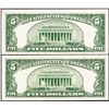 Image 2 : Lot of (2) 1934D $5 Silver Certificate Notes