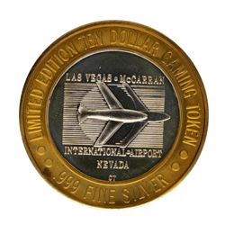 .999 Silver McCarran International Airport Las Vegas, NV $10 Limited Gaming Toke