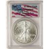 Image 1 : WTC Ground Zero 2001 $1 American Silver Eagle Coin PCGS Gem Uncirculated