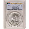 Image 1 : 2018 South Africa Krugerrand Silver Coin PCGS MS70 First Issue