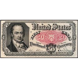 1875 Fifty Cents Fifth Issue Fractional Currency Note