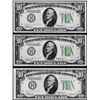 Image 1 : Lot of (3) Consecutive 1934A $10 Federal Reserve Notes St. Louis