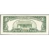 Image 2 : 1974 $5 Federal Reserve Note Gutter Fold ERROR Note
